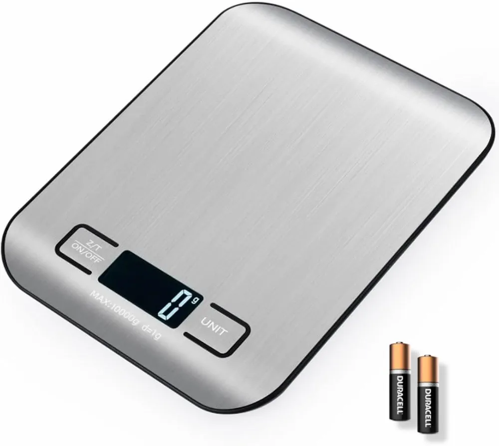 Maverick™ Digital Kitchen Scale – Accurate Grams & Ounces for Cooking, Baking, and Meal Prep – Great for Keto and Weight Management – Sturdy Stainless Steel with Easy-to-Read LCD Screen