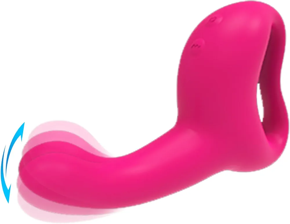 Diggle Motion Prostate Massager, Adult Anal Sex Toy Prostate Vibrator with 10 Vibrating & 10 Digging Modes, Butt Plug for Male & Female Anal G-Spot Stimulator(Rose Red)