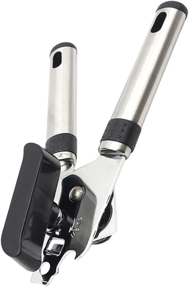 1Pc Stainless Steel Multi Function Can Opener and Bottle Opener for Beer and Wine Kitchen Tool for Effortless Opening of Cans and Bottles