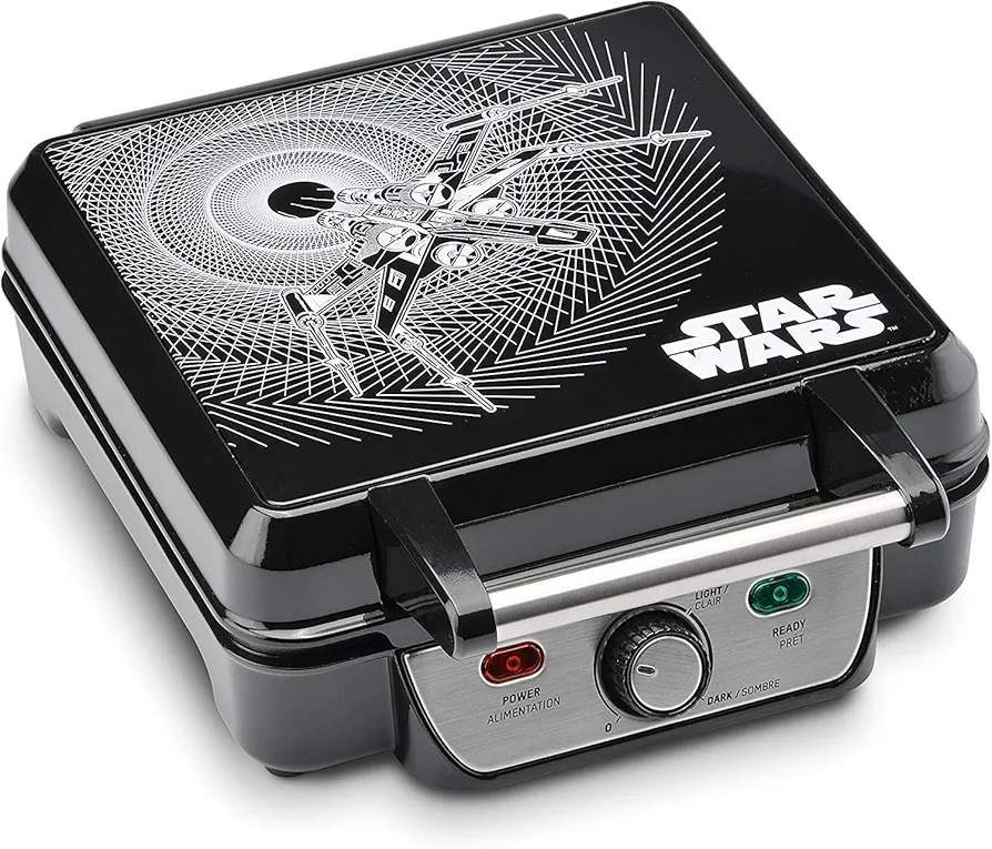 Star Wars 4-Waffle Maker, Black