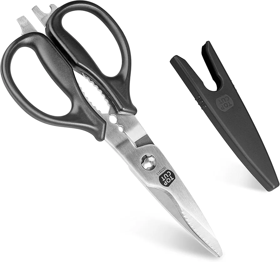 Top Cut 1022513 Heavy Duty Kitchen Shears and Multi Purpose Scissors, 9-Inch