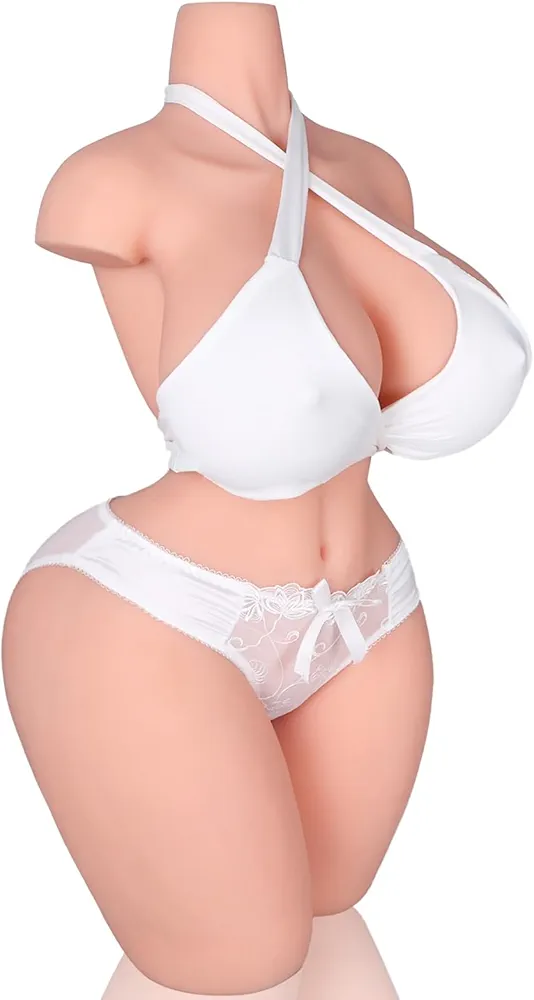 62LB BBW Fat Sex Doll Life Size for Male Masturbation, Realistic Female Sex Doll Torso with Huge Boobs & Stretchy Pussy Ass, Big Booty Sex Doll Full Size Men Sex Toys for Men Sex Fun