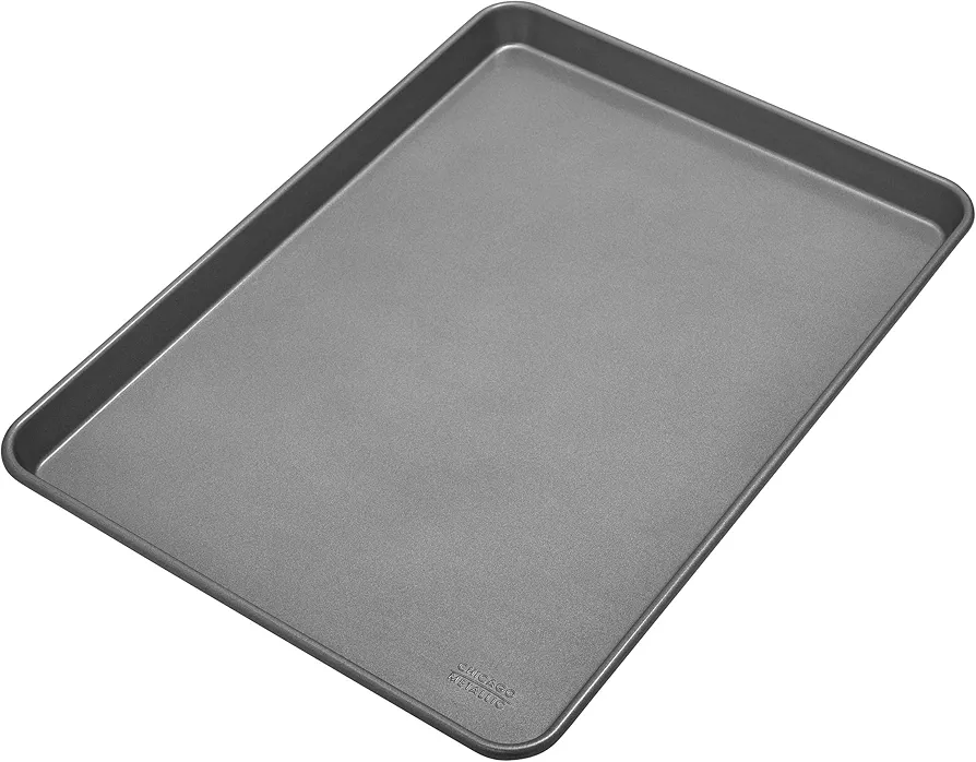 Chicago Metallic Commercial II Non-Stick Cooking/Baking Sheet, 17 by 12.25, Silver