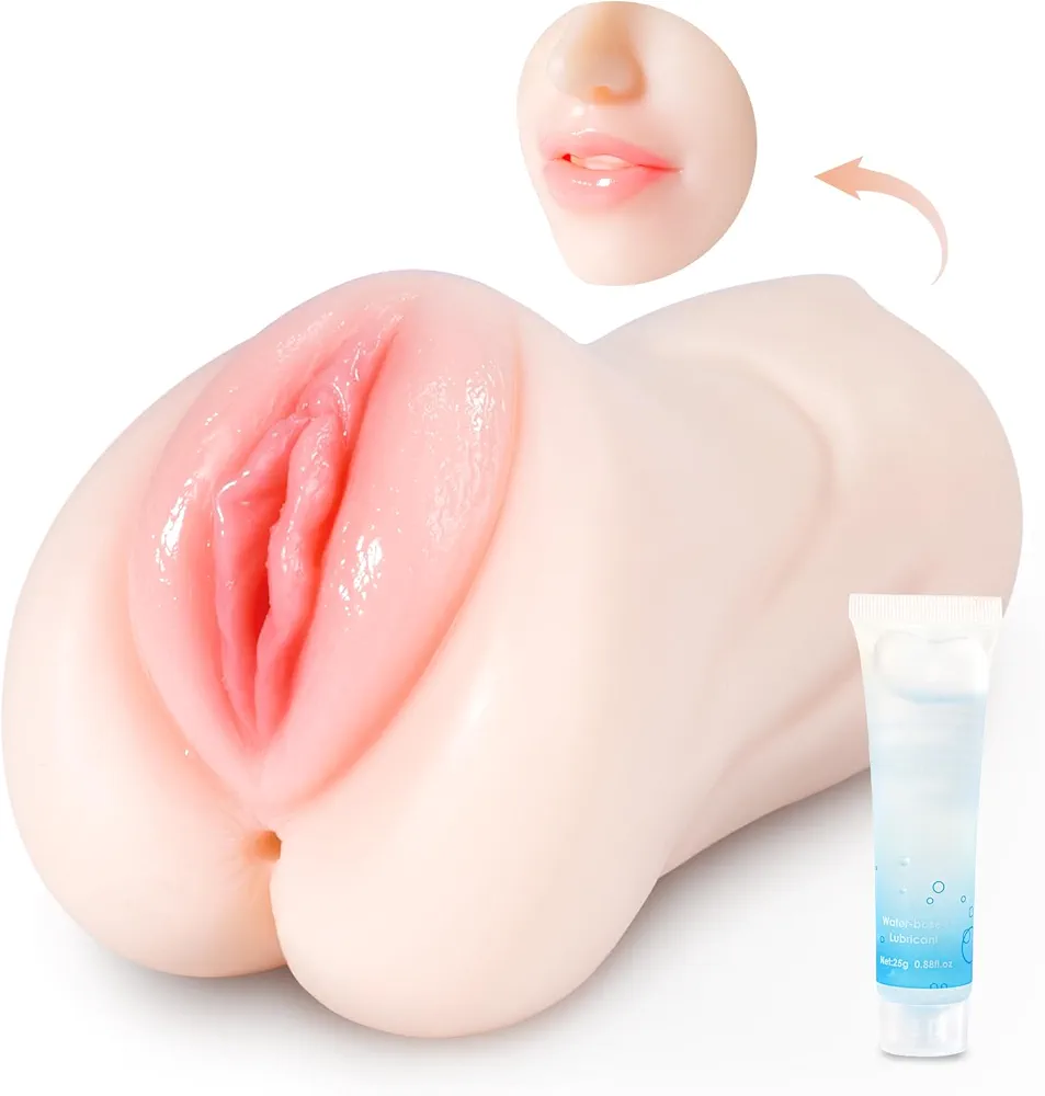 TANTALY 1.45LB 3 in 1 Male Masturbator Grace, Pocket Pussy Sex Toys for Men with Sexy Mouth, Realistic Vagina and Tight Anus, Adult Sex Doll for Male