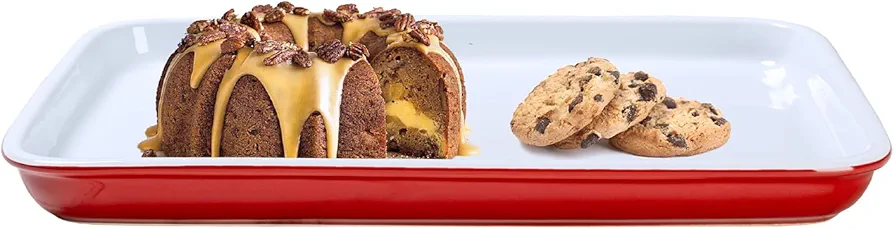 Emeril Lagasse 15.75 IN Large Cookie Sheet Stoneware – Perfect for Baking Cookies and More!