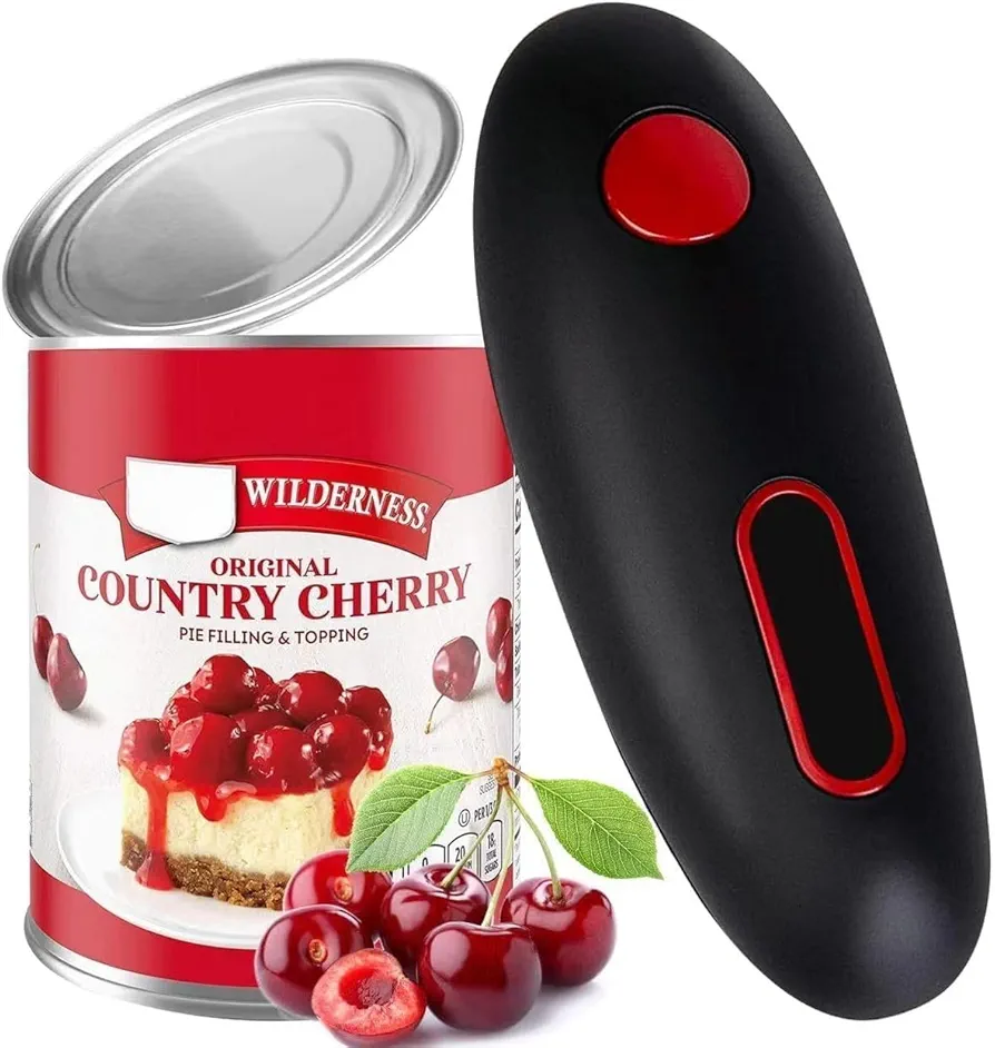 Electric Can Opener, Smooth Edge Can Openers for Seniors, Automatic Can Opener with One Touch Operation, Suitable for All Can Sizes – Ideal Kitchen Gadget