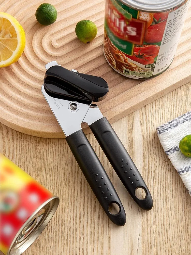 Jar Opener for Weak Hands, 1Pcs Multifunction Can Opener, Multifunctional Stainless Steel Professional Tin Manual Can Opener Craft Beer Grip Opener Cans Bottle Opener Kitchen Gadgets