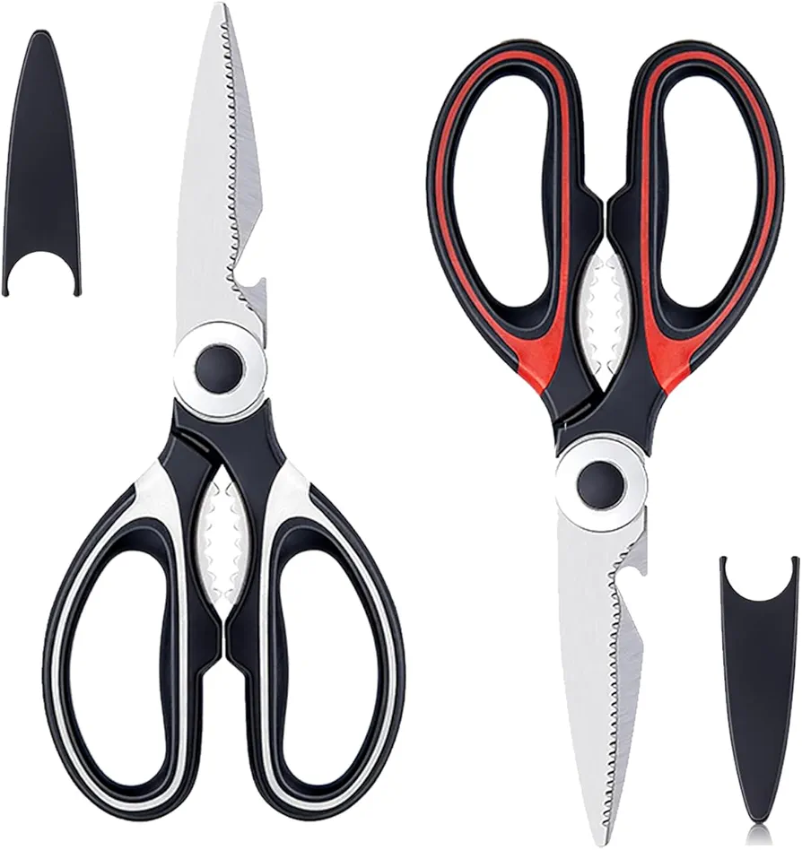 Kitchen Shears,Multifunctional Heavy Duty Kitchen Scissors - Ultra Sharp Stainless Steel Shears for Chicken, Poultry, Meat,Fish, Vegetables and BBQ