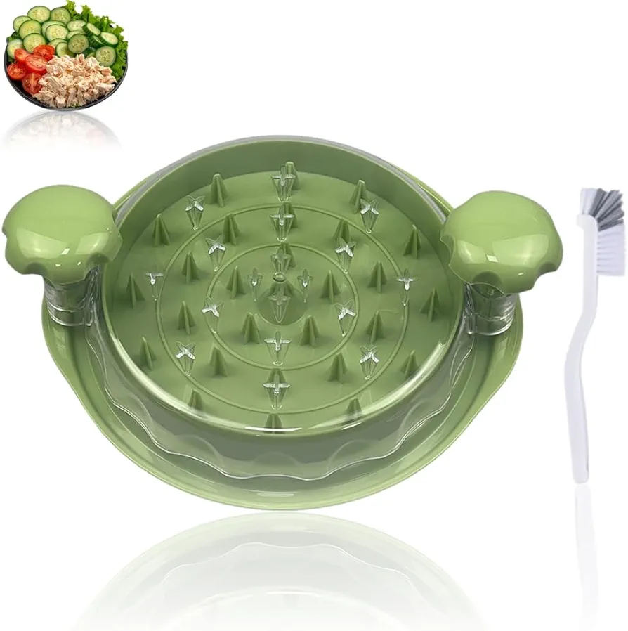 Easy Chicken Shredder Tool Twist Large, Ergonomic Handle Chicken Breast Shredder, BPA Free Meat Shredder & Tenderizer, Meat Tenderizer Tool, Anti-Slip Chicken Grinder With Brush - BBQ Accessories.