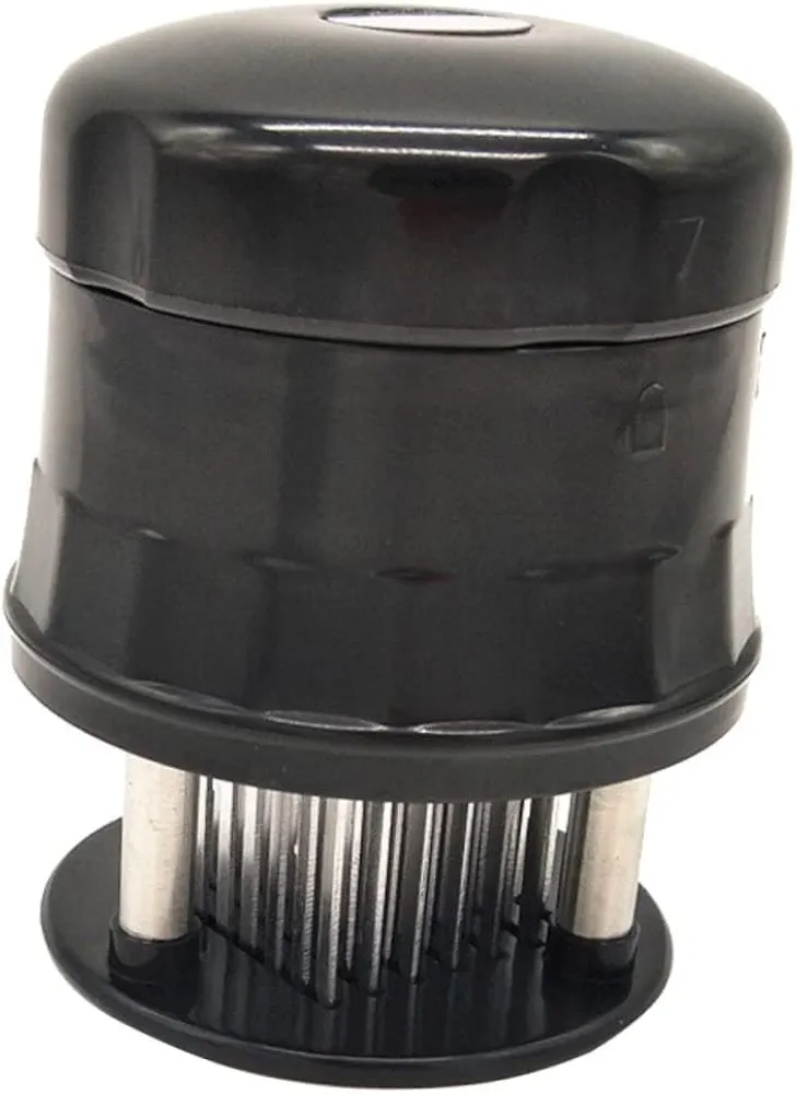 Unomor Kitchen Utensil Meat Tenderizer Meat Tenderizing Black