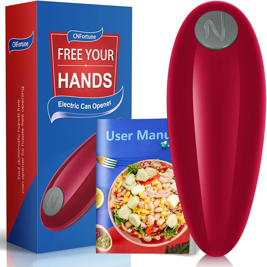 Electric Can Opener Automatic Hand Free Can Opener for Arthritis and Seniors, Safety Can Opener Smooth No Sharp Edges, Restaurant Can Opener Best Kitchen Gadget for Home Use